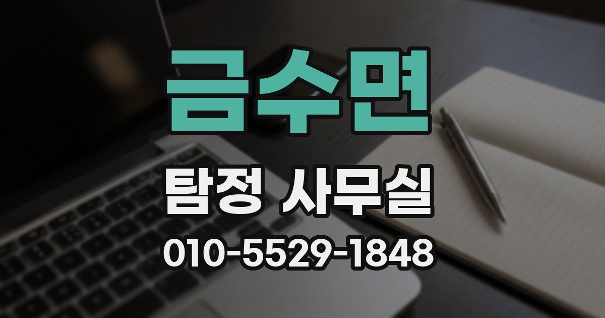 금수면 탐정 사무실