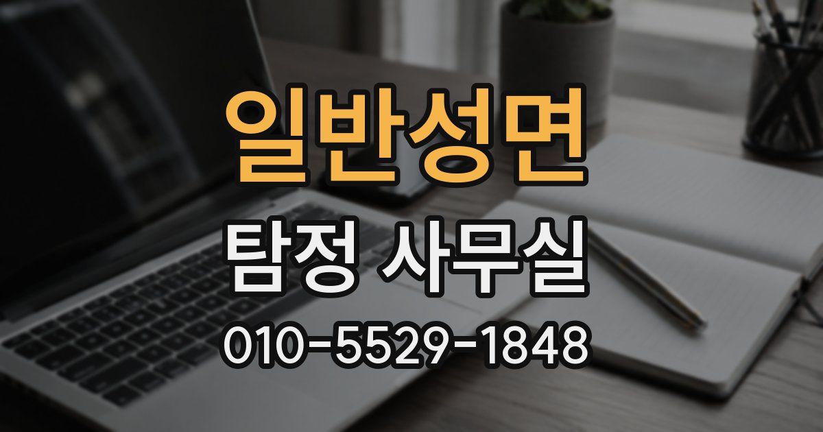 일반성면 탐정 사무실
