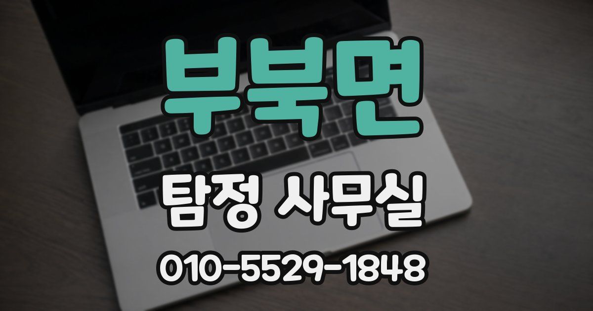 부북면 탐정 사무실