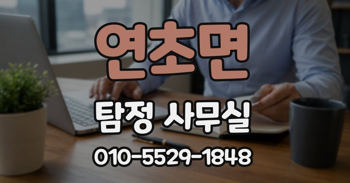 연초면 탐정 사무실