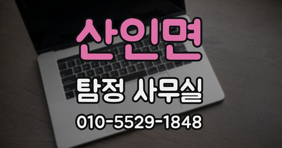 산인면 탐정 사무실
