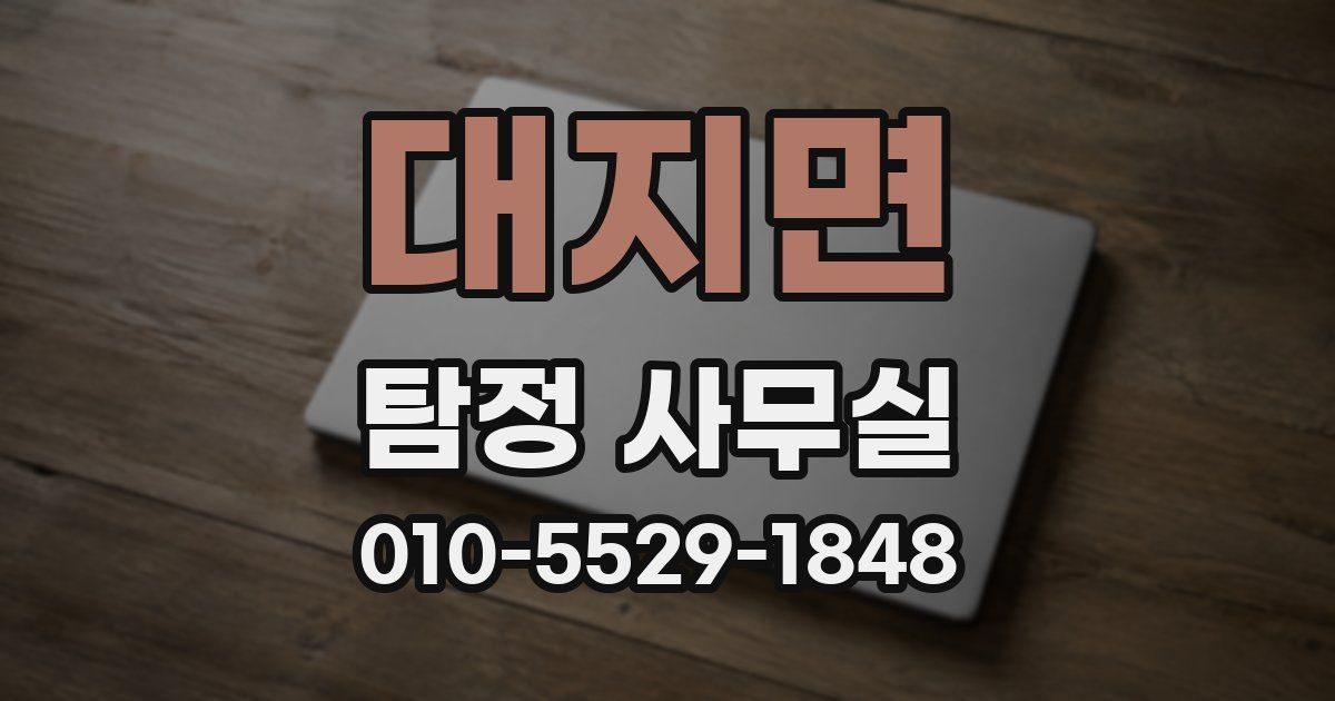 대지면 탐정 사무실