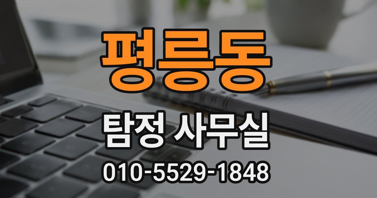 평릉동 탐정 사무실