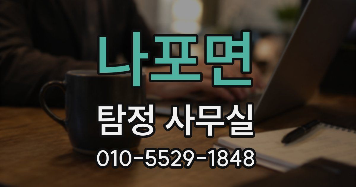 나포면 탐정 사무실