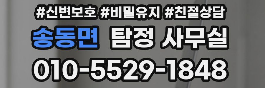 송동면 탐정 사무실