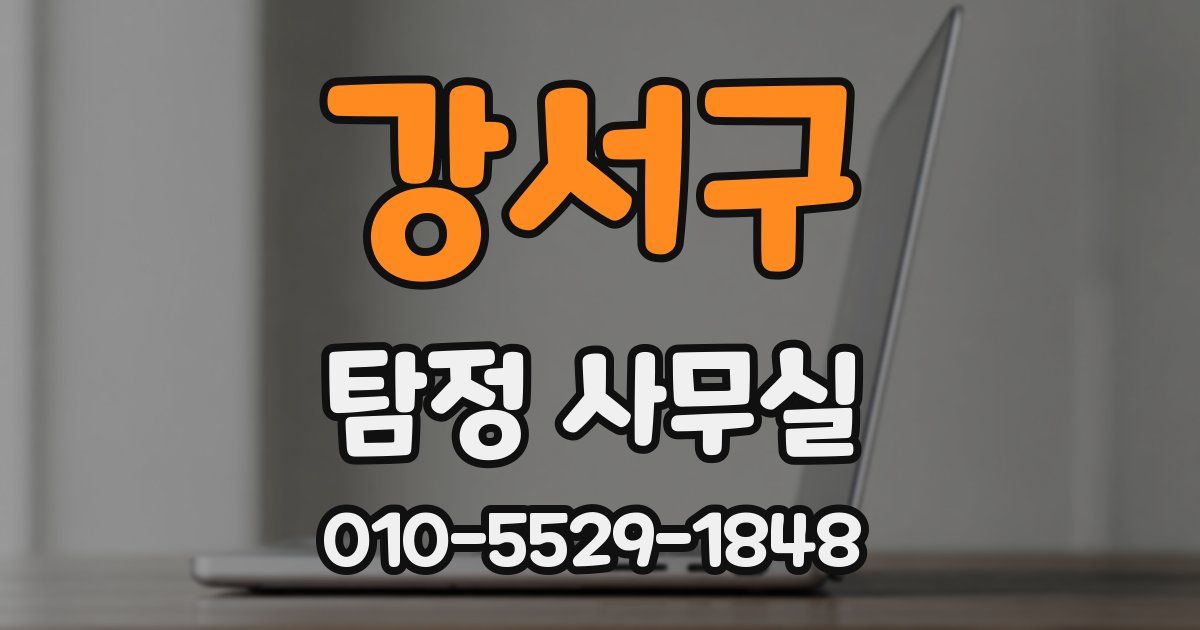 강서구 탐정 사무실