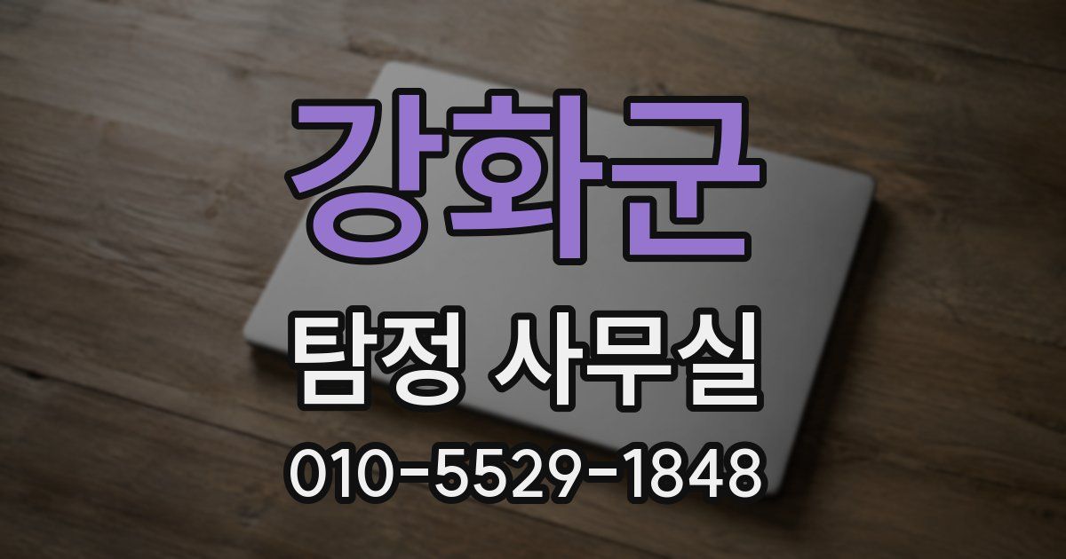 강화군 탐정 사무실