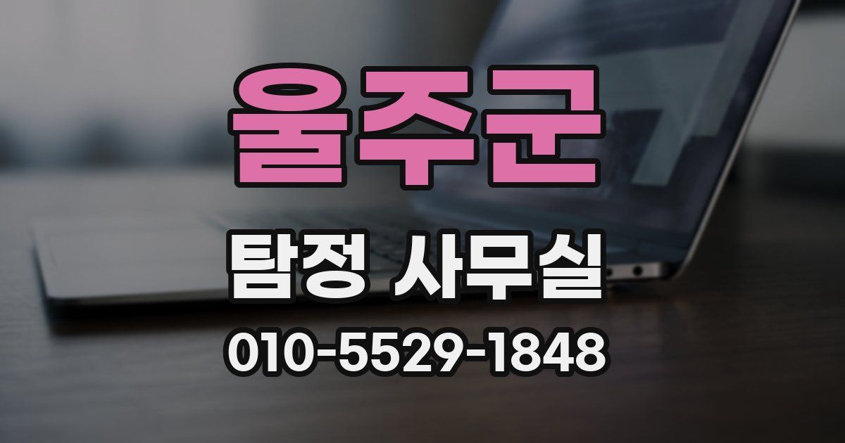 울주군 탐정 사무실