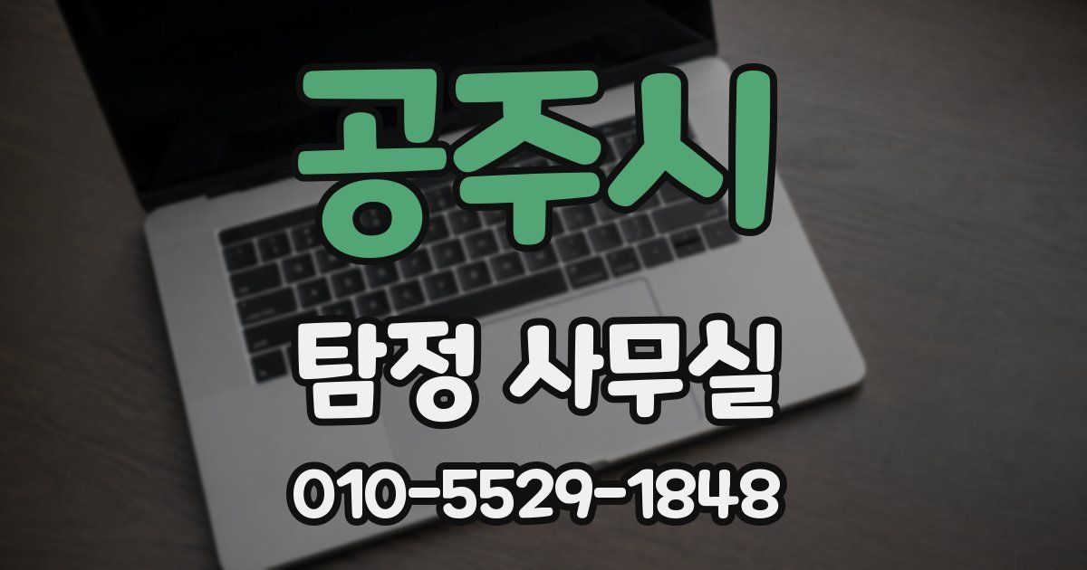 공주시 탐정 사무실