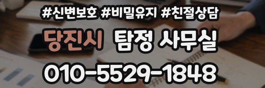 당진시 탐정 사무실