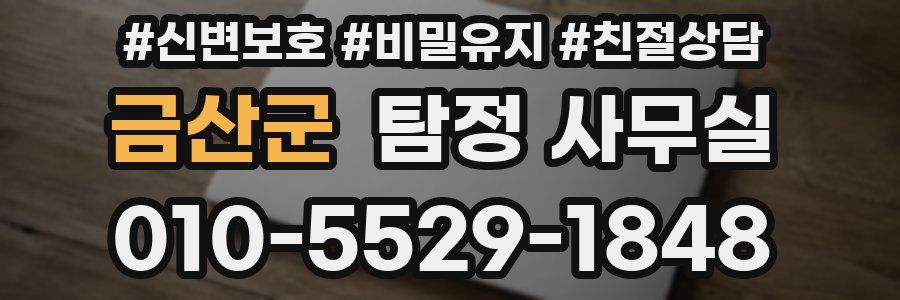 금산군 탐정 사무실