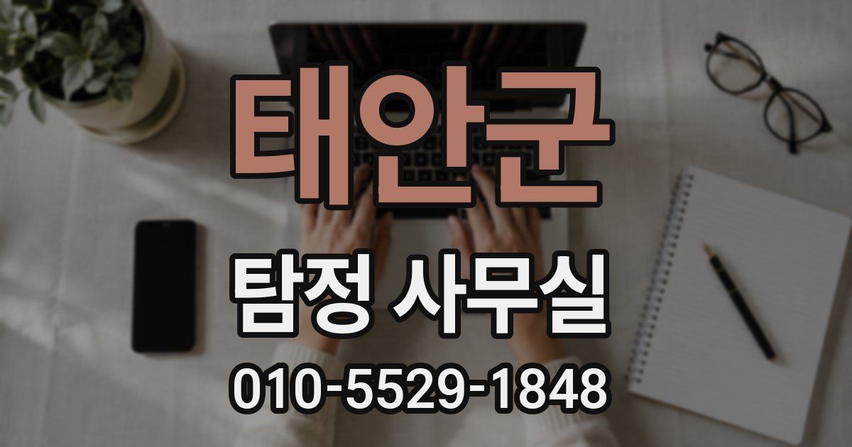 태안군 탐정 사무실