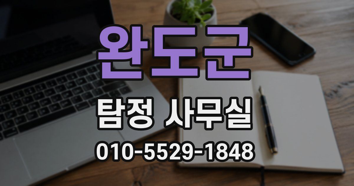 완도군 탐정 사무실