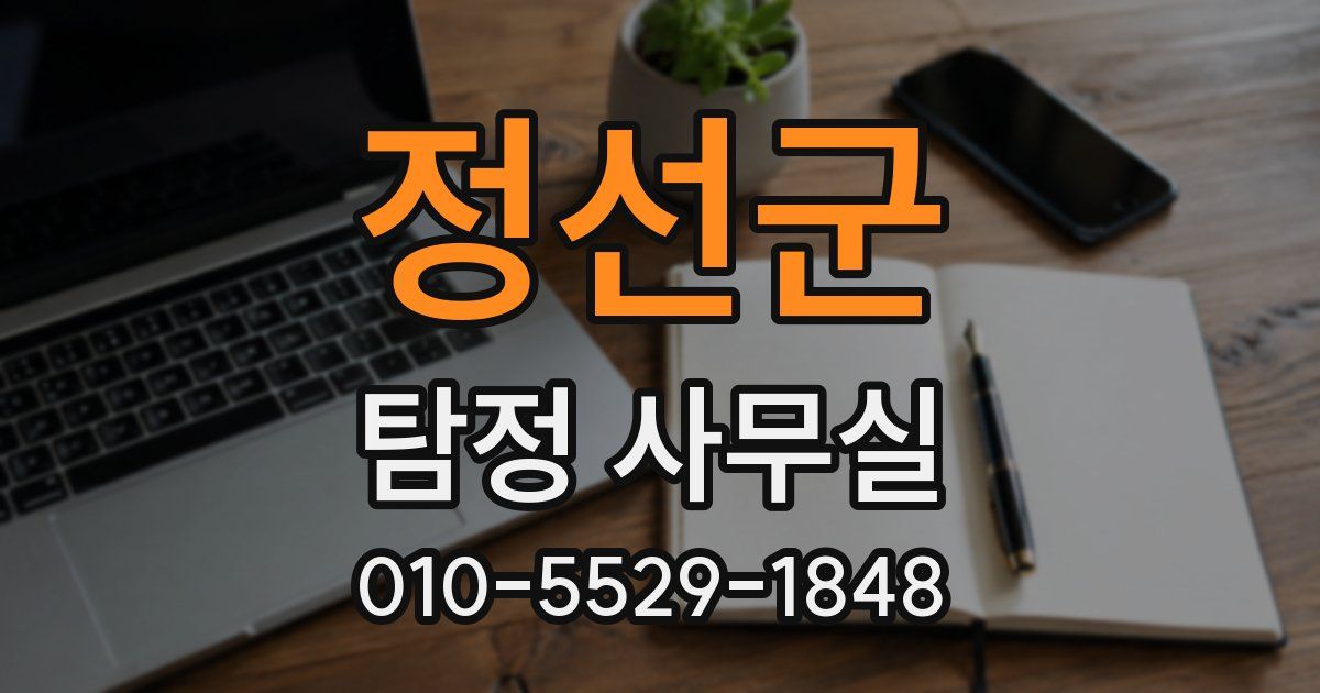정선군 탐정 사무실