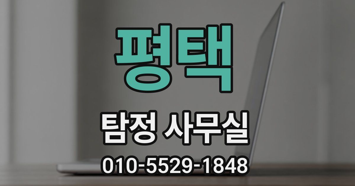 평택 탐정 사무실