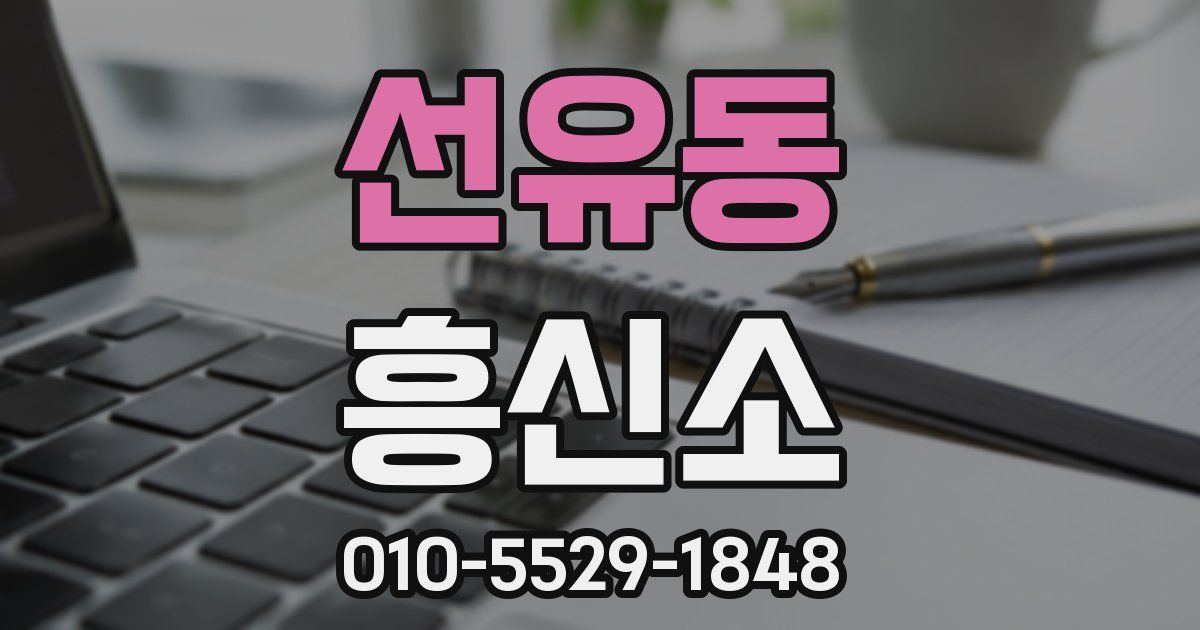 선유동 흥신소