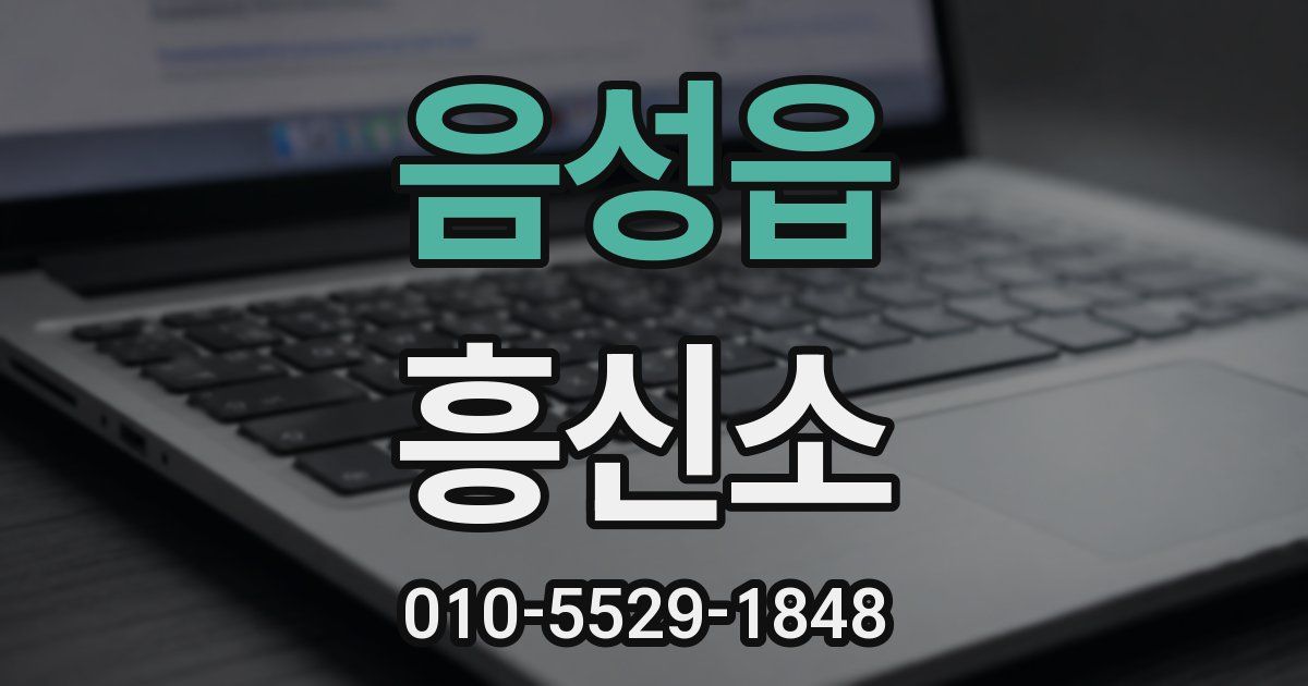 음성읍 흥신소