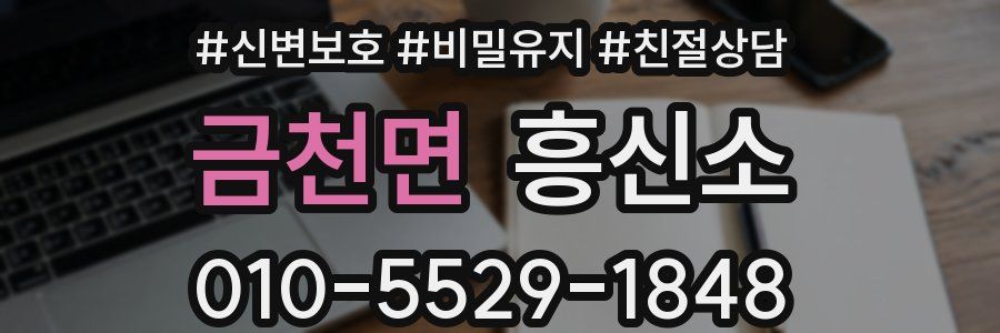 금천면 흥신소