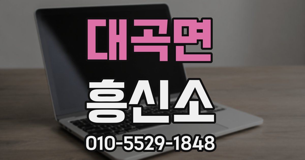 대곡면 흥신소