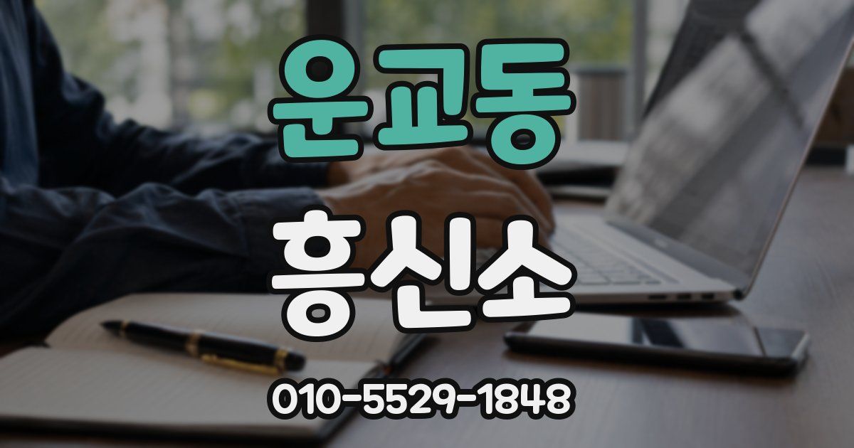 운교동 흥신소