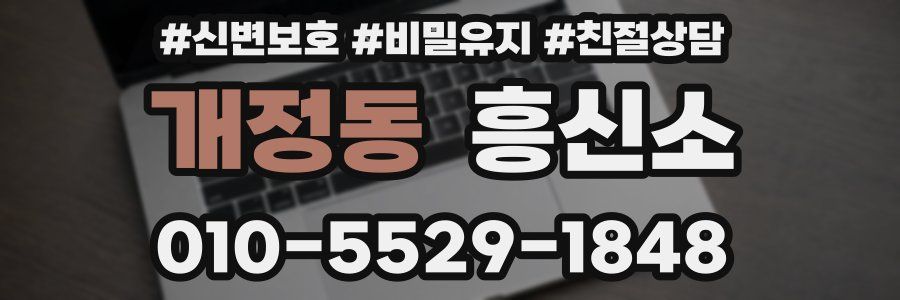 개정동 흥신소
