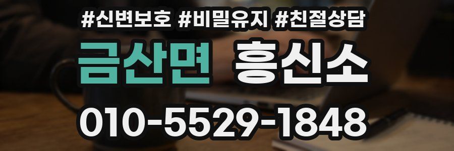 금산면 흥신소