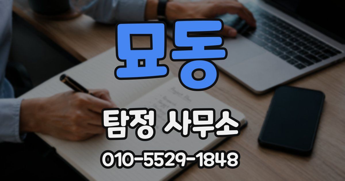 묘동 탐정 사무소