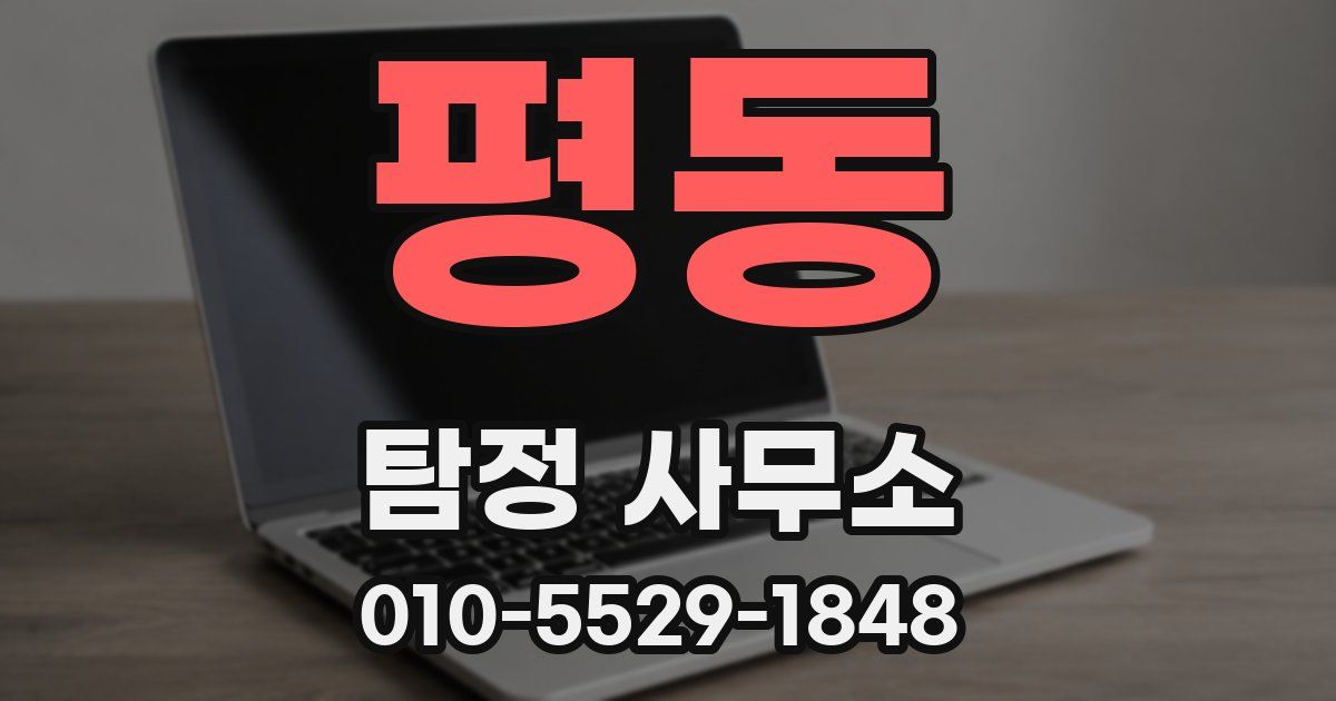 평동 탐정 사무소
