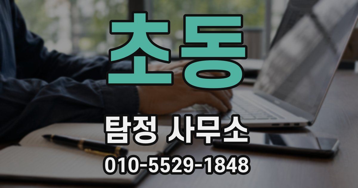 초동 탐정 사무소