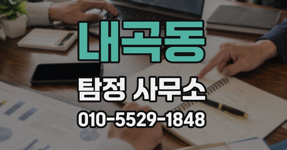 내곡동 탐정 사무소