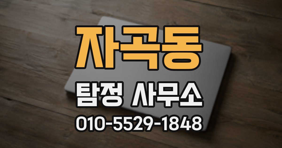 자곡동 탐정 사무소