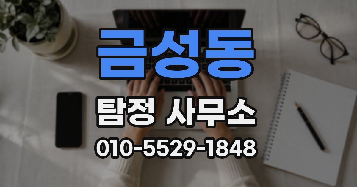 금성동 탐정 사무소
