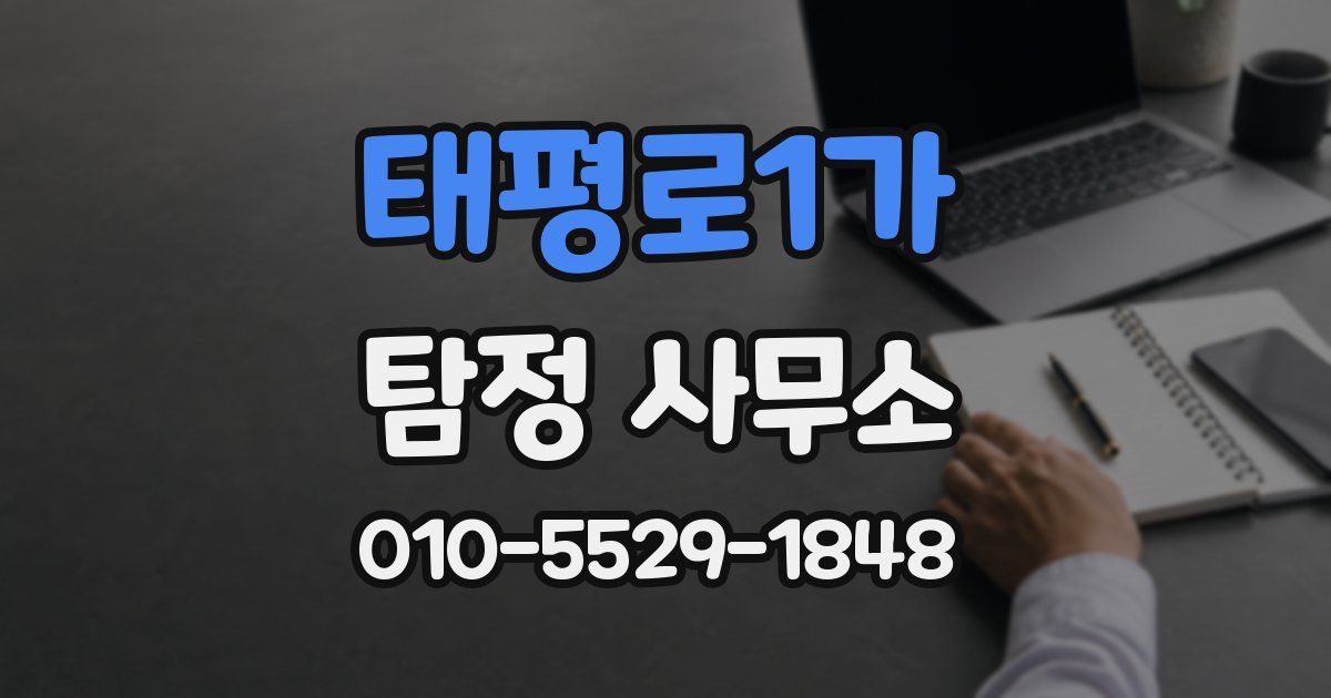 태평로1가 탐정 사무소
