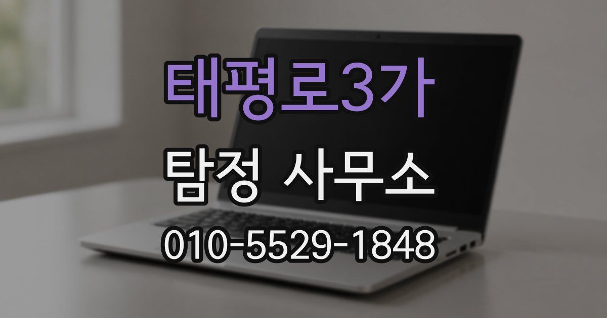 태평로3가 탐정 사무소