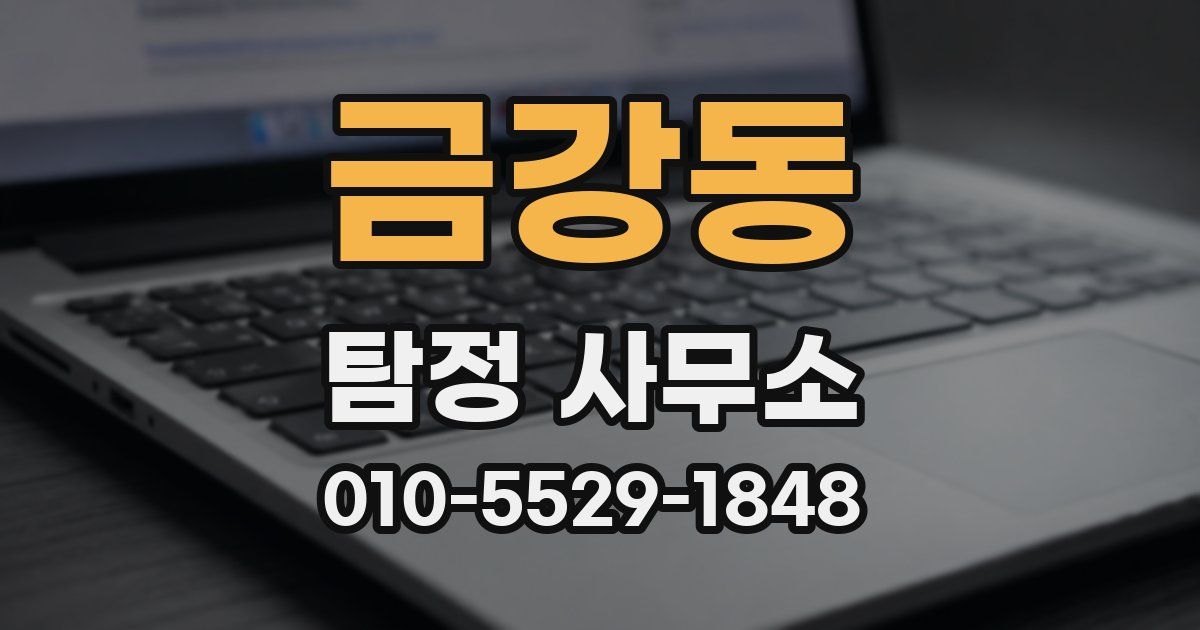 금강동 탐정 사무소