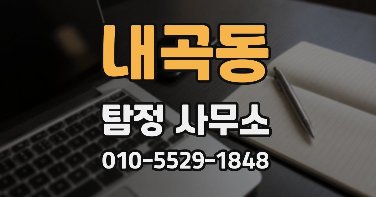 내곡동 탐정 사무소