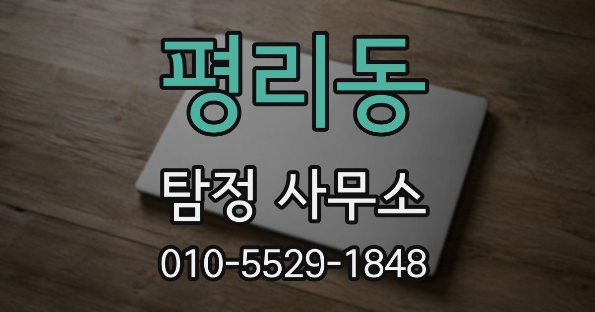 평리동 탐정 사무소