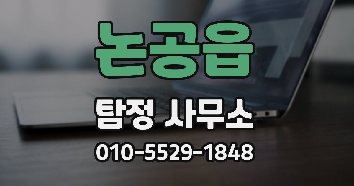 논공읍 탐정 사무소