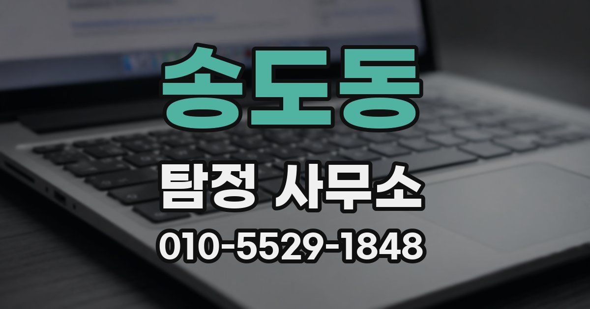 송도동 탐정 사무소
