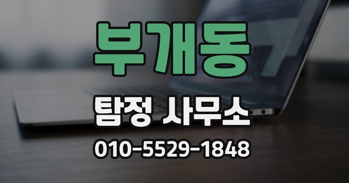부개동 탐정 사무소