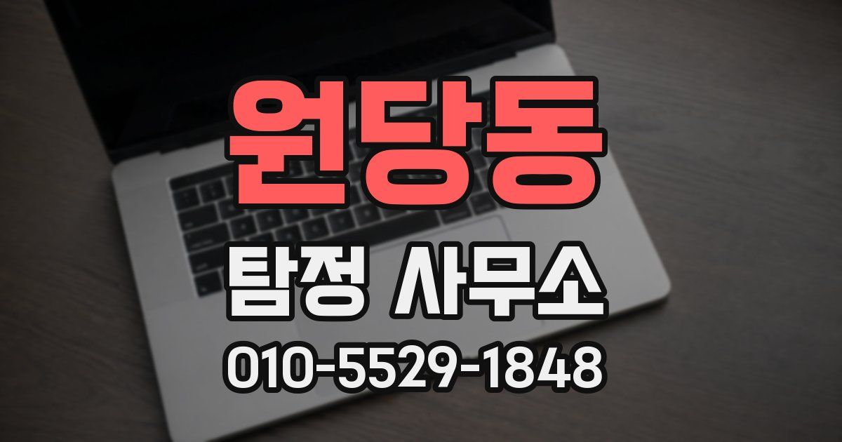 원당동 탐정 사무소
