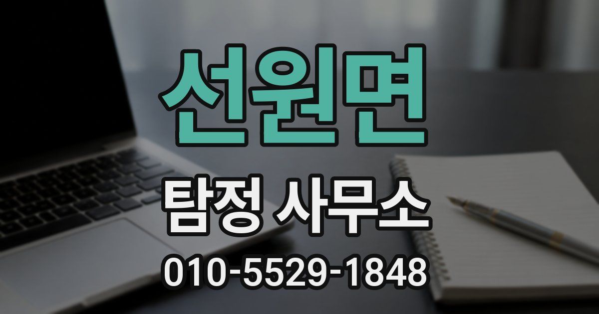 선원면 탐정 사무소