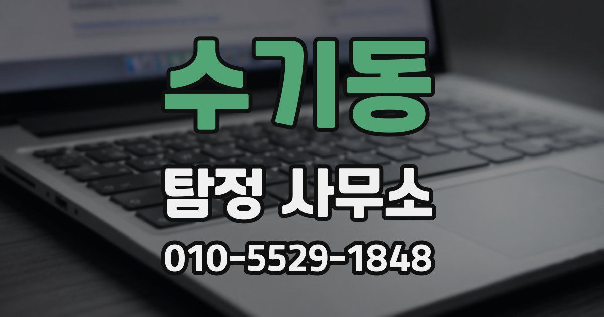수기동 탐정 사무소