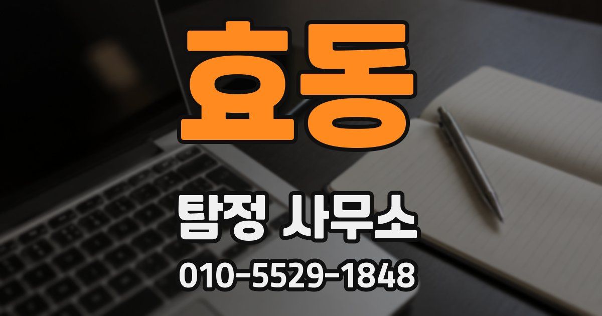 효동 탐정 사무소