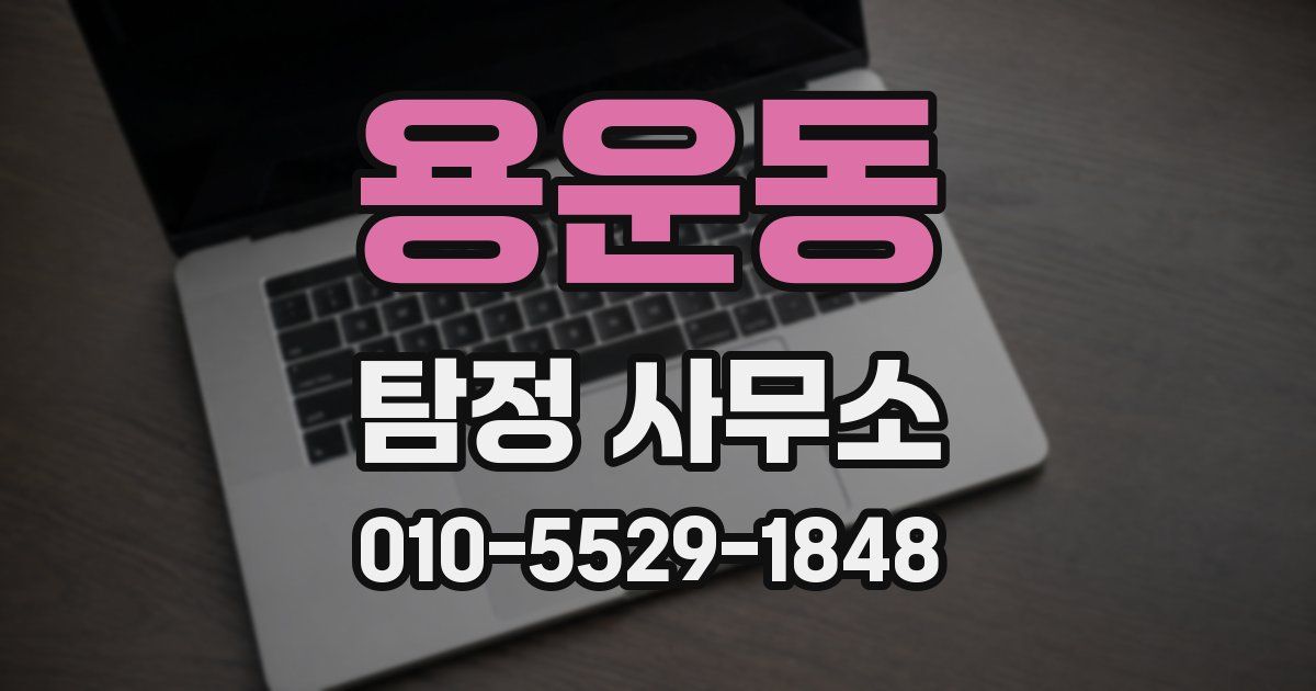 용운동 탐정 사무소