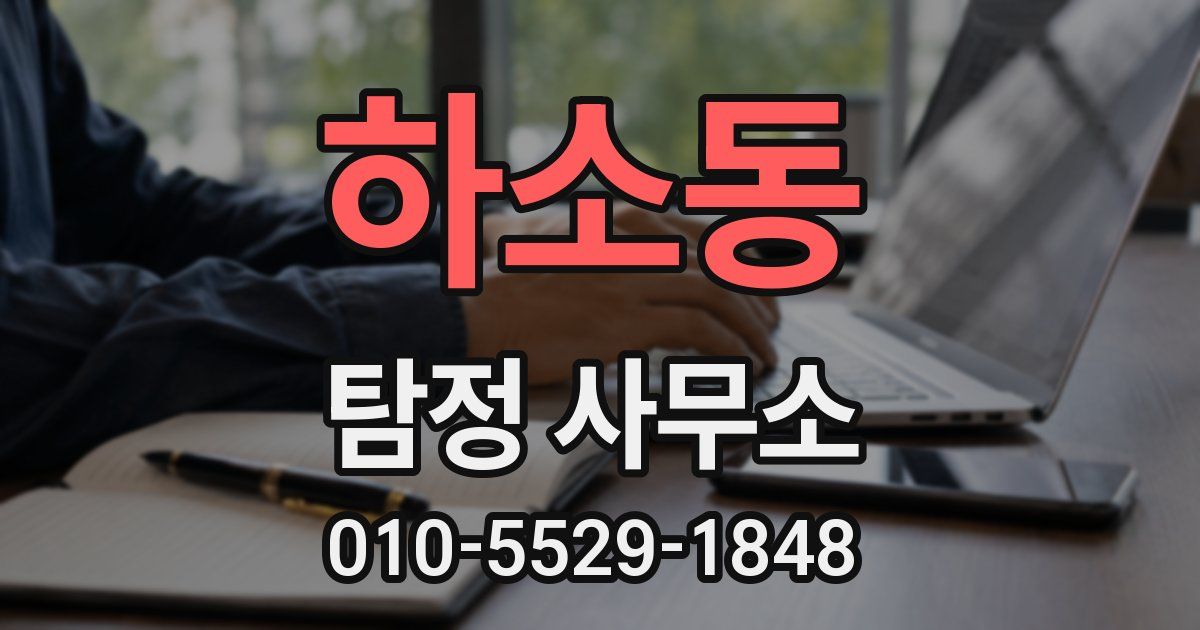 하소동 탐정 사무소