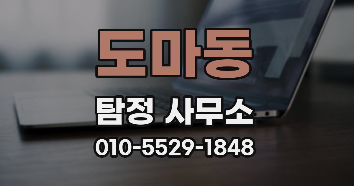 도마동 탐정 사무소