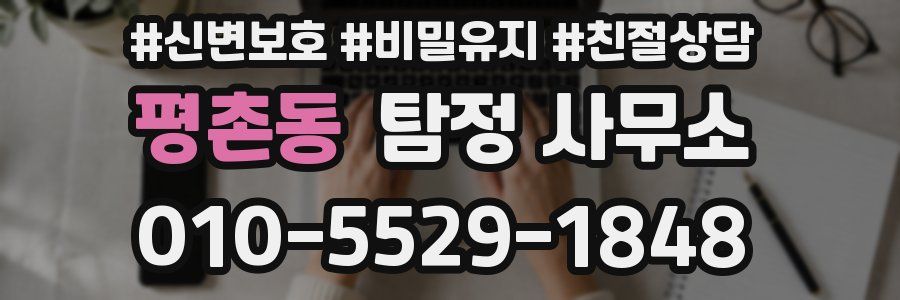 평촌동 탐정 사무소