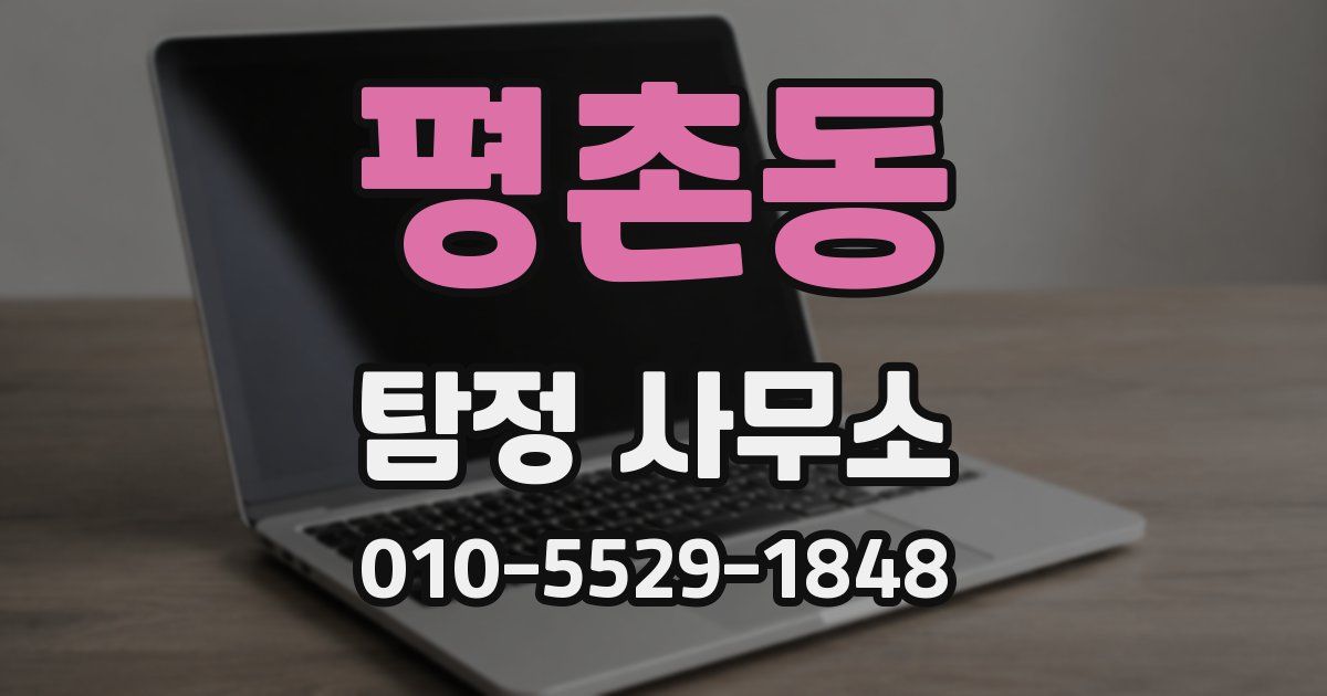 평촌동 탐정 사무소