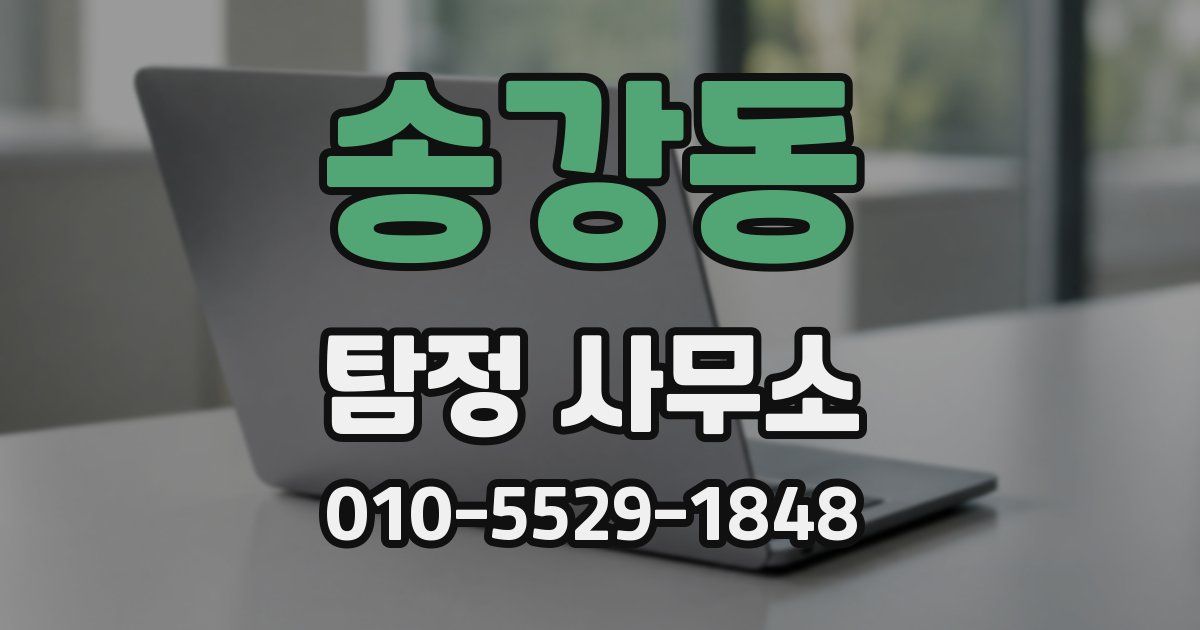 송강동 탐정 사무소